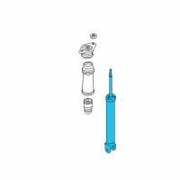 OEM 2012 Hyundai Azera Shock Absorber Assembly-Rear Diagram - 55311-3V500