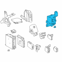 OEM 2013 Lexus LX570 Block, COWL Side Junction Diagram - 82731-60253