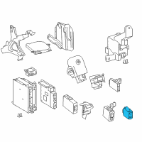 OEM 2014 Lexus LX570 Headlamp Swivel Computer Assembly Diagram - 89940-60160