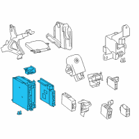 OEM Lexus LX570 Block, COWL Side Junction Diagram - 82733-6A721