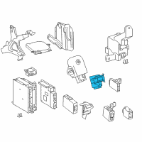 OEM 2013 Toyota Land Cruiser Control Module Diagram - 89533-60390