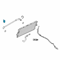 OEM 2018 Ford F-250 Super Duty By-Pass Hose Clamp Diagram - HC3Z-8W287-A