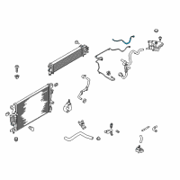 OEM 2013 Ford Fusion Reservoir Hose Diagram - DG9Z-8075-B