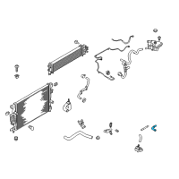 OEM 2014 Ford Fiesta Reservoir Hose Connector Diagram - BE8Z-7610-A