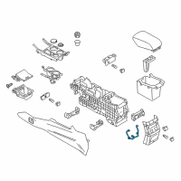 OEM 2015 Ford Explorer Courtesy Lamp Diagram - BB5Z-14E076-A