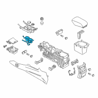 OEM 2012 Ford Explorer Lamp Diagram - BB5Z-14A318-D