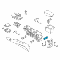 OEM 2012 Ford Explorer Heater & AC Control Diagram - BB5Z-19980-F