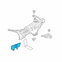 OEM Ford F-150 Front Shield Diagram - FL3Z-6775-F