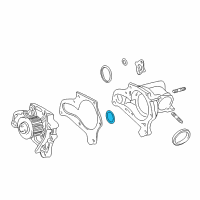 OEM Toyota Water Pump O-Ring Diagram - 90301-37005