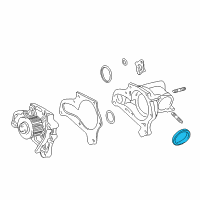 OEM 1987 Toyota Corolla Gasket Diagram - 16325-63011