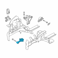 OEM 2014 Kia Forte5 Roll Rod Bracket Assembly Diagram - 2195030000