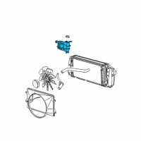 OEM 1999 Ford F-150 Reservoir Diagram - XL3Z-8A080-AA