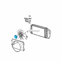 OEM 2008 Ford F-350 Super Duty Fan Clutch Diagram - 7C3Z-8A616-B