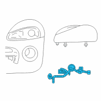 OEM 2005 Dodge Viper Wiring-HEADLAMP Jumper Diagram - 5030505AA