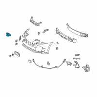 OEM 2020 Lexus IS300 Sensor, Ultrasonic Diagram - 89341-78010-P0