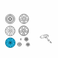 OEM 2011 Toyota RAV4 Wheel Cover Diagram - 42602-0R010