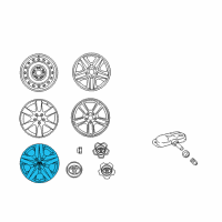 OEM 2006 Toyota RAV4 Wheel Cover Diagram - 42602-0R010