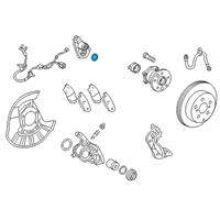 OEM 2020 Toyota Corolla Guide Pin Diagram - 47814-0R050