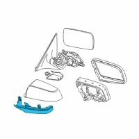 OEM 2010 BMW 550i Lower Housing Section, Right Diagram - 51-16-7-206-634