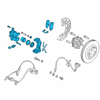 OEM 2020 Kia Cadenza Brake Assembly-Front , Lh Diagram - 58110F6200