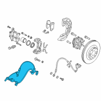 OEM Kia Cadenza Sensor Assembly-Front Abs L Diagram - 59810F6000