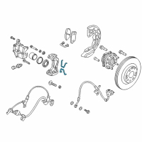OEM 2017 Kia Cadenza Disc Brake Hardware Kit Diagram - 58188F6100