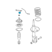 OEM 1990 Hyundai Sonata Cover-Insulator Dust Diagram - 54627-31600