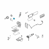 OEM 2009 Ford F-250 Super Duty Gasket Front Seal Diagram - 8C3Z-6700-B