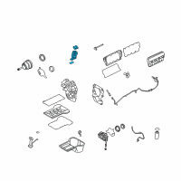 OEM Ford F-250 Super Duty Emission Filter Diagram - 8C3Z-6A665-A