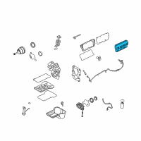 OEM 2008 Ford F-350 Super Duty Valve Cover Diagram - 8C3Z-6582-D