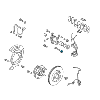 OEM 2019 Kia Niro Boot-Guide Rod Diagram - 581642E000