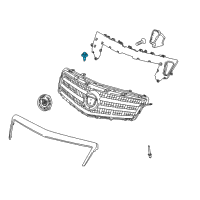 OEM 2014 Cadillac CTS Absorber Bolt Diagram - 11609982