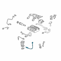 OEM 2010 Acura TL Sensor, Front Oxygen Diagram - 36532-RK2-A01