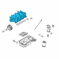 OEM 2011 Lincoln MKS Intake Manifold Diagram - AA5Z-9424-B