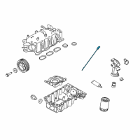 OEM Lincoln MKT Dipstick Diagram - BA5Z-6750-A