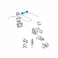OEM Toyota Avalon Torque Strut Diagram - 12363-0A050