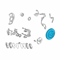 OEM 2016 Honda CR-Z Disk, Front Brake Diagram - 45251-TA0-A02