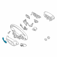 OEM 2014 Kia Rio Switch Assembly-Paddle Shift Diagram - 967801W000HU