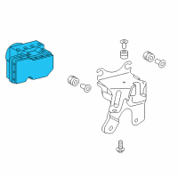 OEM 2016 Toyota Yaris Actuator Assembly Diagram - 44050-52N20