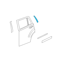 OEM 2011 Jeep Compass APPLIQUE-C Pillar Diagram - 5116390AA