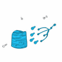 OEM 2006 Kia Sedona Lamp Assembly-Rear Combination Diagram - 924014D020