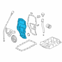 OEM 1995 Buick Skylark Cover-Engine Front Diagram - 24573991