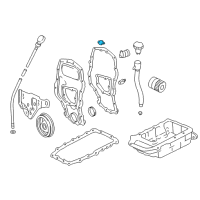 OEM Chevrolet S10 Sensor, Knock Diagram - 10456287