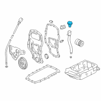 OEM 1997 Chevrolet Cavalier Cap Asm-Oil Filler Diagram - 24573818