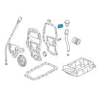 OEM 1999 Pontiac Sunfire Camshaft Sensor Diagram - 10456615