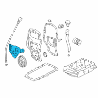 OEM 2000 Chevrolet Cavalier Adapter Bracket-Engine Diagram - 22651092