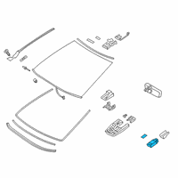 OEM 2022 Toyota Sienna Rain Sensor Diagram - 89941-30040