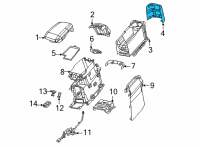 OEM Chrysler Voyager Console-Cup Holder Diagram - 7FA58DX9AA
