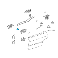 OEM 1988 Honda Civic Sub-Switch, Power Window Diagram - 35765-SH3-013