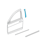 OEM 2007 Jeep Patriot APPLIQUE-B Pillar Diagram - 5116389AA